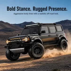 1:12 Ford Bronco Raptor 4-Door Full Proportional 4WD RC Crawler