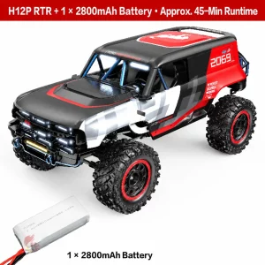 H12Y+ Sensored Brushless 4WD Full-Proportional RC Rock Crawler