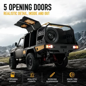Toyota Land Cruiser 79 1:12 Scale 4WD RC Crawler Pickup Truck
