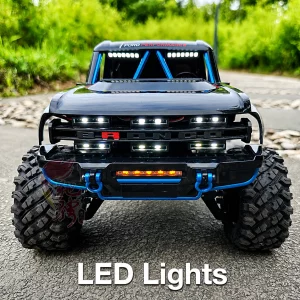 H12P Ford Bronco Brushless RC Rock Crawler – Alloy 4WD Off-Road RC Truck