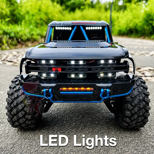 H12P Ford Bronco Brushless RC Rock Crawler – Alloy 4WD Off-Road RC Truck