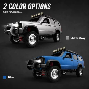1:12 Scale Jeep Cherokee 4WD RC Rock Crawler – 2.4GHz RTR Off-Road Trail Truck