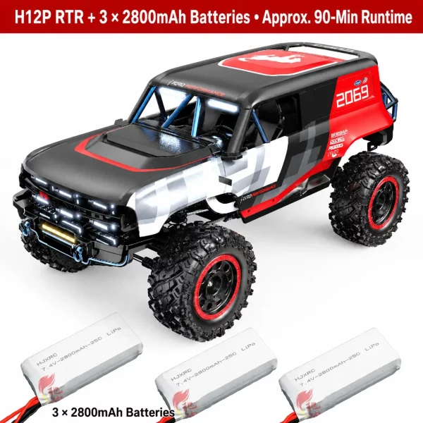 H12Y+ Sensored Brushless 4WD Full-Proportional RC Rock Crawler