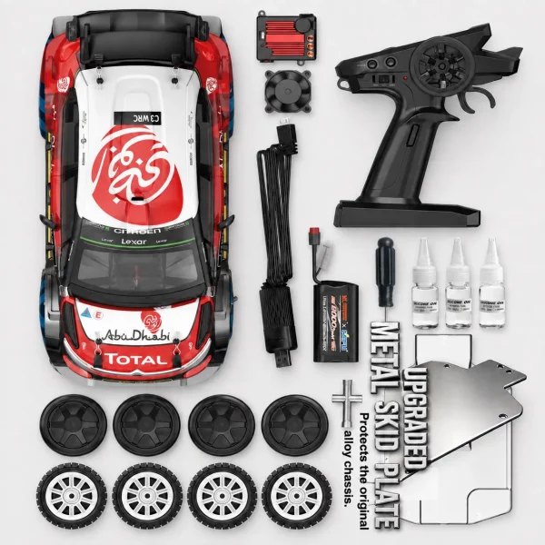 Citroën C3 & Volkswagen Polo WRC Rally Car High-Speed Brushless RC Rally Car – Drift & On-Road Racing Car