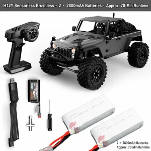 H12Y+ Sensored Brushless 4WD Full-Proportional RC Rock Crawler