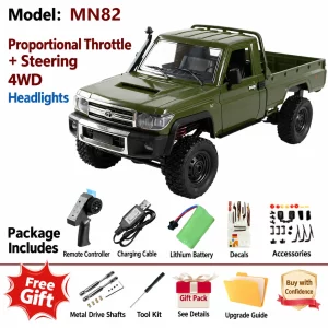 MN82 RC Upgrade Parts for Tank 300 / Wrangler 1:28 4WD Off-Road Rock Crawler