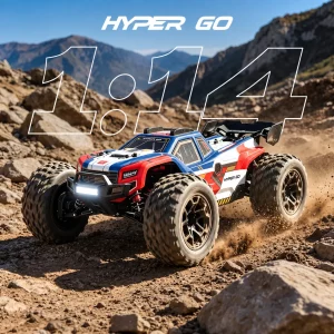 HYPER GO 4WD High-Speed Brushless Off-Road RC Monster Truck for Boys